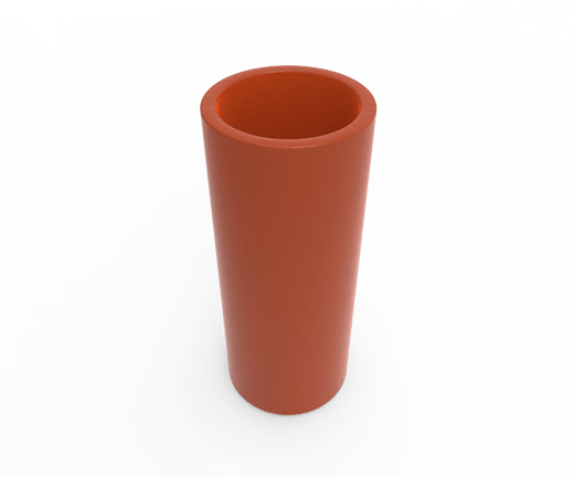 Maceta tipo columna alta,  esta fabricado de polietileno de media densidad, todo el cuerpo en una sola pieza, sin partes remachadas