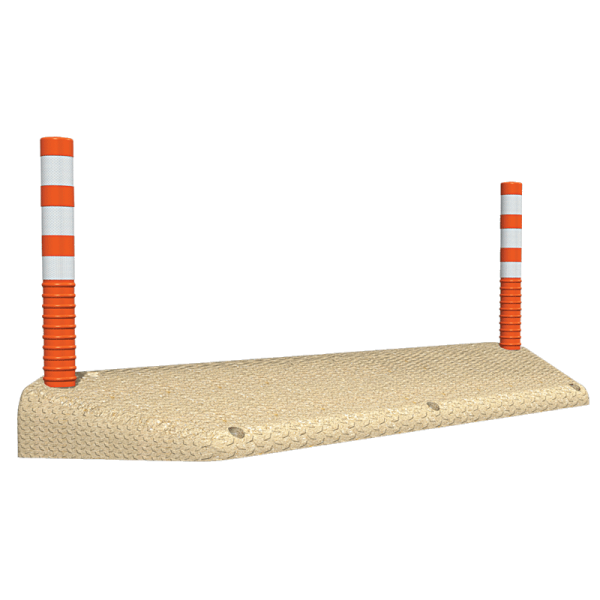 Excelente canalizador para ciclopistas o áreas restringidas, con imagen vanguardista y acabados de lujo en color arena. Su principal característica es el relleno de polietileno