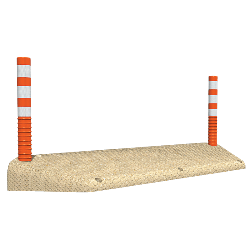 Excelente canalizador para ciclopistas o áreas restringidas, con imagen vanguardista y acabados de lujo en color arena. Su principal característica es el relleno de polietileno