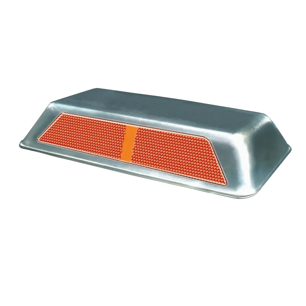 Super tope de acero inoxidable con prisma