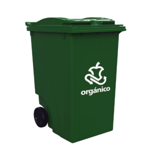 Contenedor ecológico para residuos orgánicos e inorgánicos