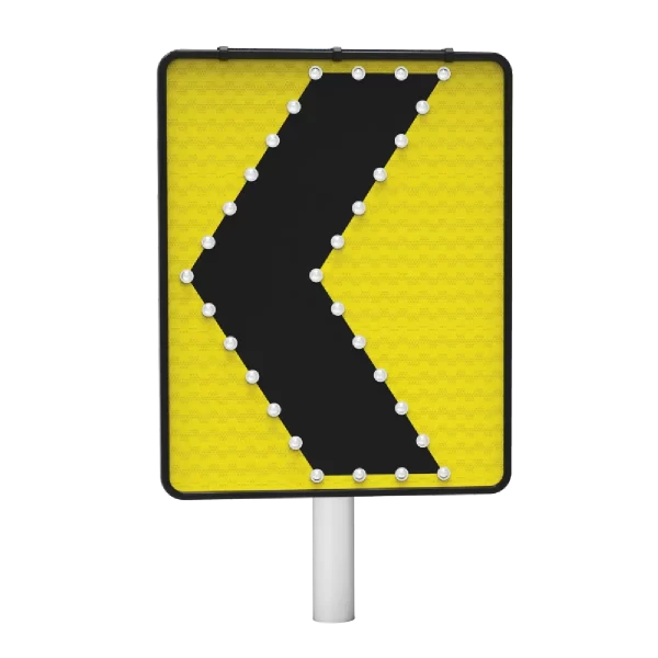 Señal Chevron Solar con luces led