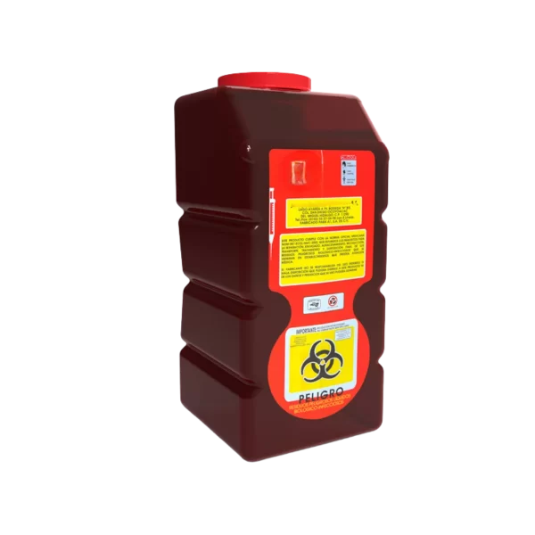 recipiente hermético rojo