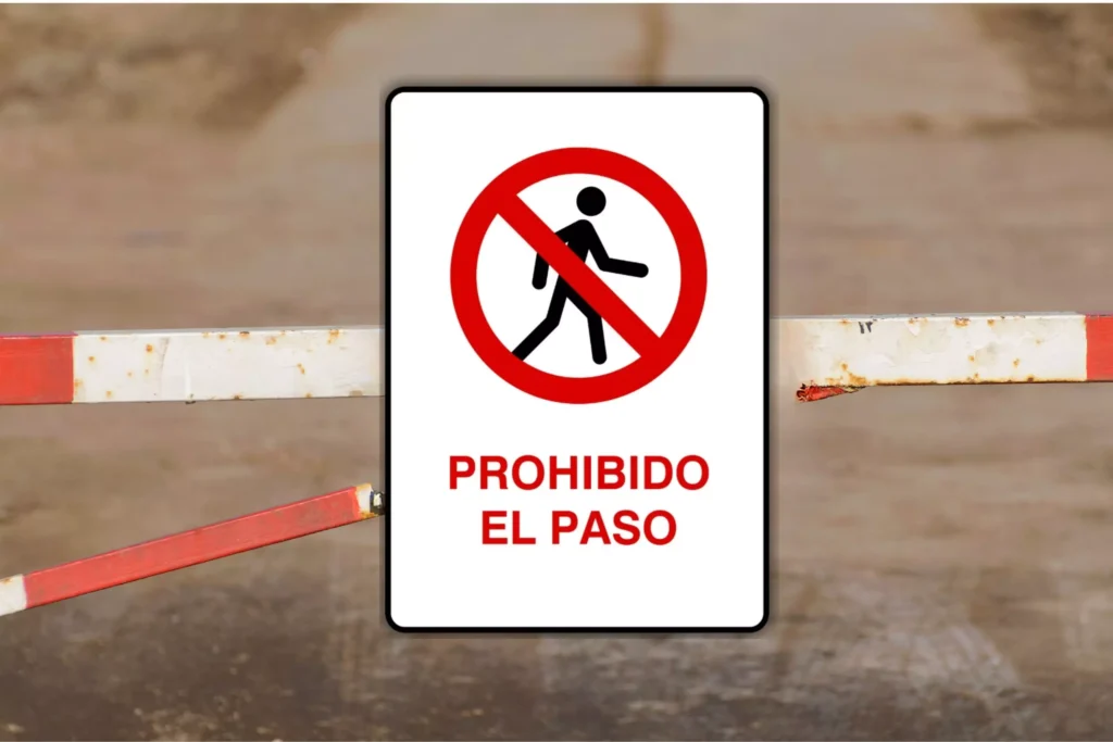 señales restrictivas