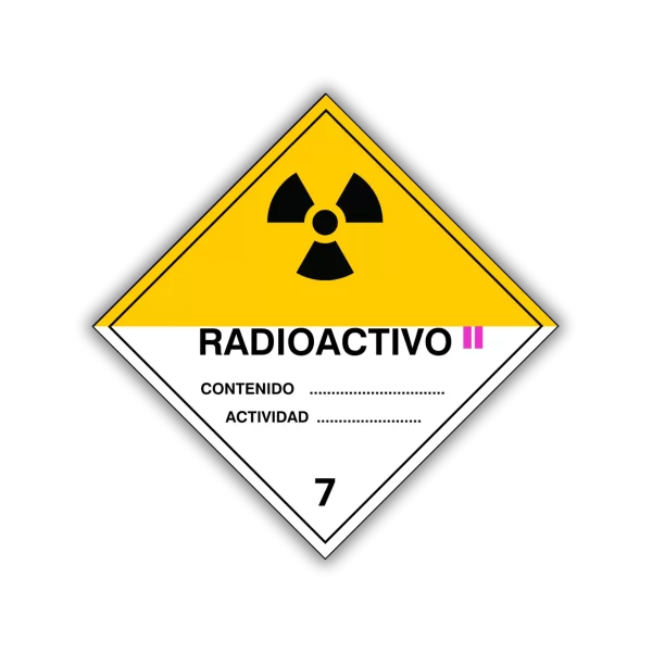 Señal Material radioactivo