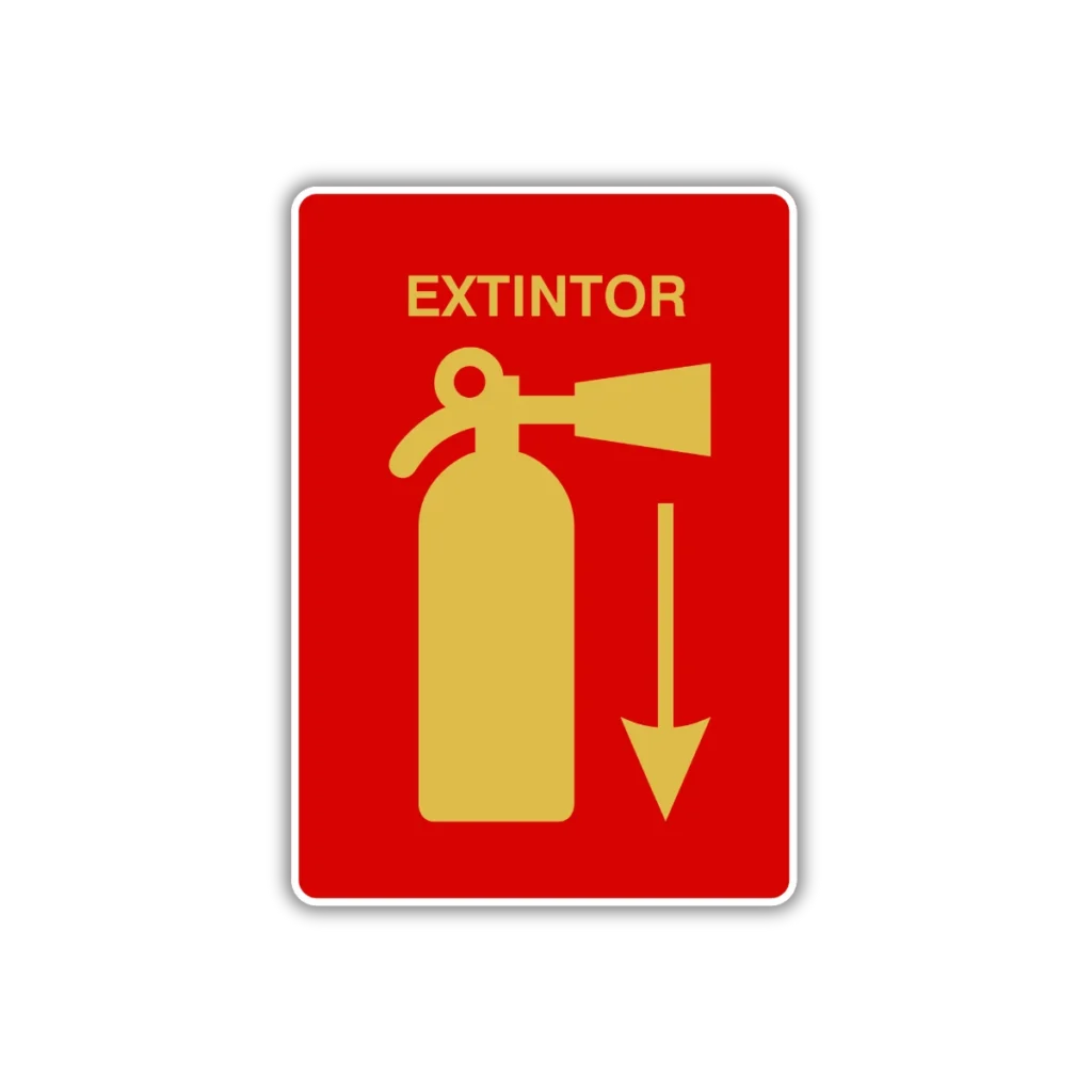 Señal de Extintor de Incendios
